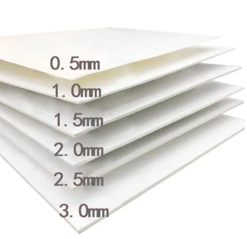 Bwrdd ifori 190-400GSM FBB C1S Cardbord Gwyn