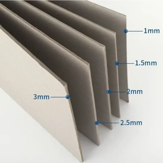 Multi - Pwrpas Smooth Smooth 2mm Grey Chipboard 70 x 100 cm